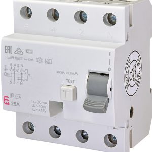 EFI-P4 A 25A 30mA áram-védõkapcsoló 4P