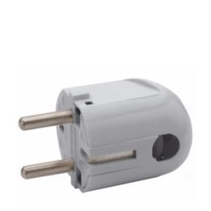 Legrand 2P+F csatlakozódugó, mûanyag, oldalsó bekötésû