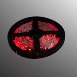 LED SZALAG BELTÉRI 12V, 4,8W, 60LED, 300LM PIROS