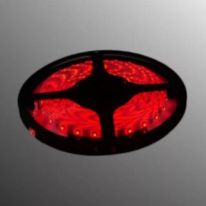 LED SZALAG KÜLTÉRI 12V, 4,8W, 60LED, 300LM PIROS