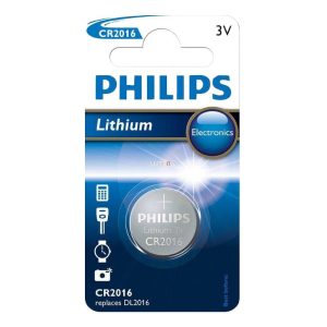 PHILIPS LITHIUM CR2016 3V 1DB