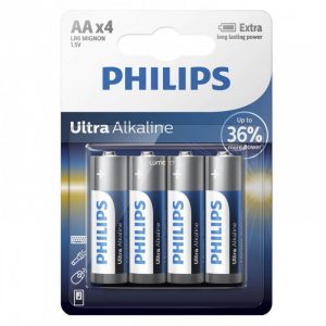 PHILIPS   ULTRA ALKAL. AA 4DB