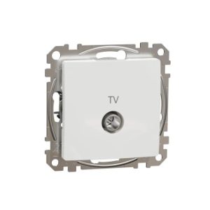 ÚJ SEDNA TV aljzat, végzáró, 4 dB, fehér, keret nélkül